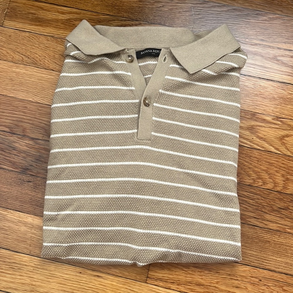 Banana Republic Sweater Polo NWOT
